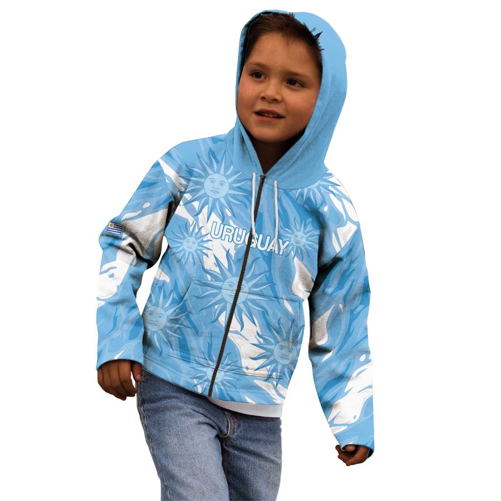 Uruguay 2026 Football Custom Kid Hoodie Vamos La Celeste Sol de Mayo Style