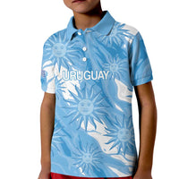 Uruguay 2026 Football Custom Kid Polo Shirt Vamos La Celeste Sol de Mayo Style