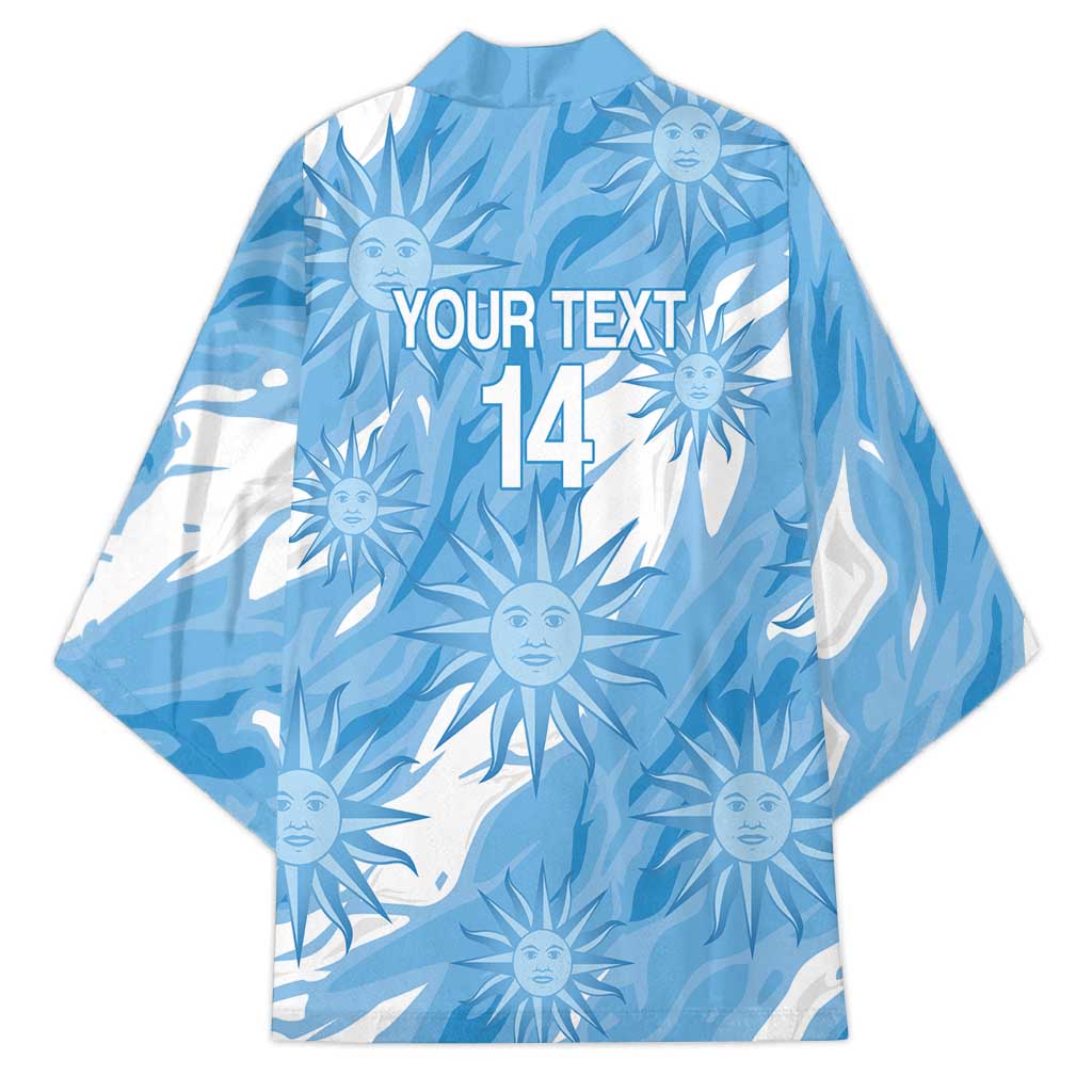 Uruguay 2026 Football Custom Kimono Vamos La Celeste Sol de Mayo Style