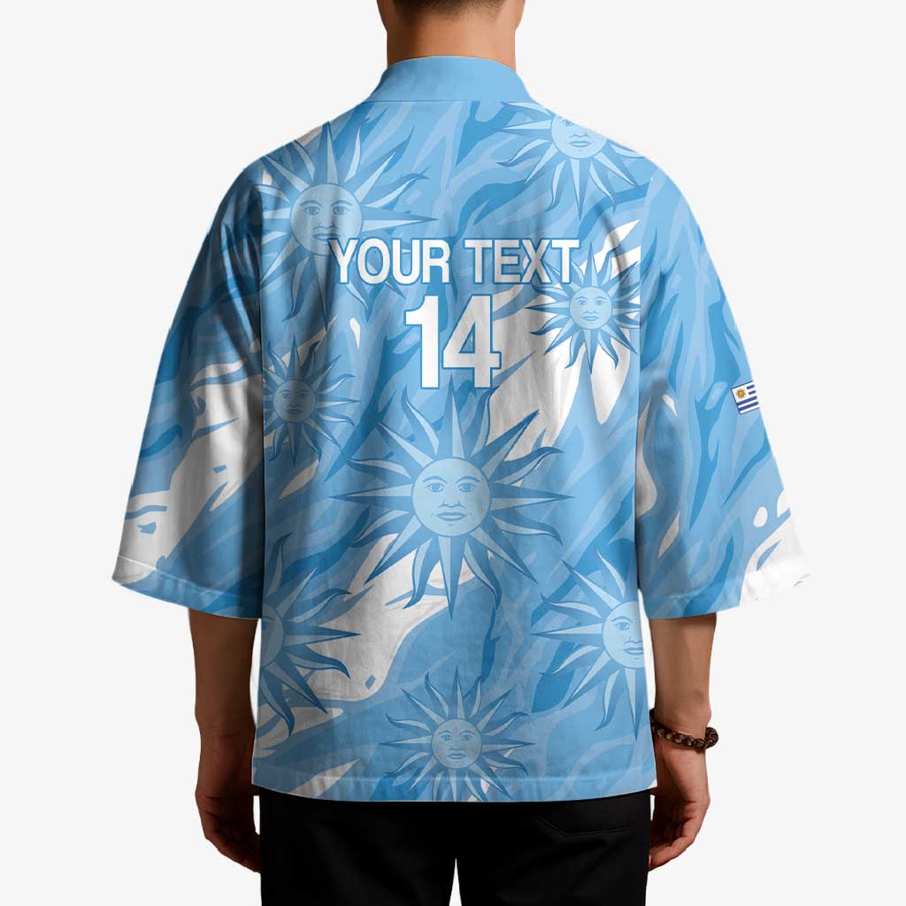 Uruguay 2026 Football Custom Kimono Vamos La Celeste Sol de Mayo Style