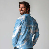 Uruguay 2026 Football Custom Long Sleeve Polo Shirt Vamos La Celeste Sol de Mayo Style