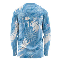 Uruguay 2026 Football Custom Long Sleeve Shirt Vamos La Celeste Sol de Mayo Style