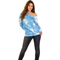 Uruguay 2026 Football Custom Off Shoulder Sweater Vamos La Celeste Sol de Mayo Style