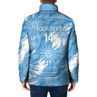 Uruguay 2026 Football Custom Padded Jacket Vamos La Celeste Sol de Mayo Style