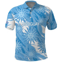 Uruguay 2026 Football Custom Polo Shirt Vamos La Celeste Sol de Mayo Style