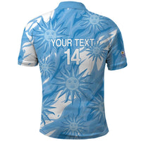 Uruguay 2026 Football Custom Polo Shirt Vamos La Celeste Sol de Mayo Style