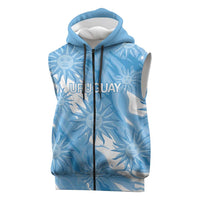 Uruguay 2026 Football Custom Sleeveless Zip Hoodie Vamos La Celeste Sol de Mayo Style