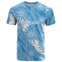 Uruguay 2026 Football Custom T Shirt Vamos La Celeste Sol de Mayo Style