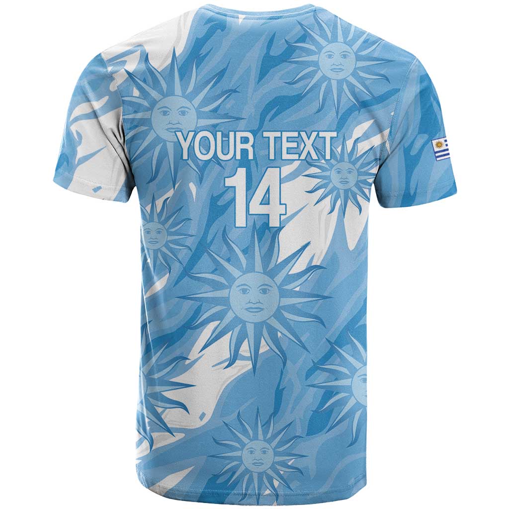 Uruguay 2026 Football Custom T Shirt Vamos La Celeste Sol de Mayo Style