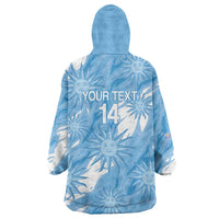 Uruguay 2026 Football Custom Wearable Blanket Hoodie Vamos La Celeste Sol de Mayo Style