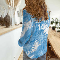 Uruguay 2026 Football Custom Women Casual Shirt Vamos La Celeste Sol de Mayo Style
