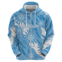 Uruguay 2026 Football Custom Zip Hoodie Vamos La Celeste Sol de Mayo Style