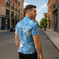 Uruguay 2026 Football Custom Zipper Polo Shirt Vamos La Celeste Sol de Mayo Style
