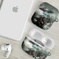 Bigfoot Loch Ness Monster UFO Believe Personalized AirPods Case World Cryptids Gothic Style