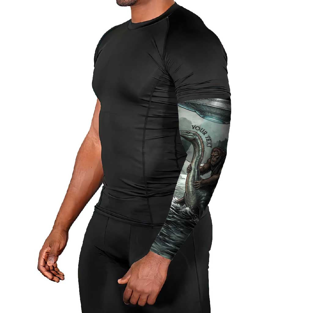 Bigfoot Loch Ness Monster UFO Believe Personalized Arm Sleeves World Cryptids Gothic Style