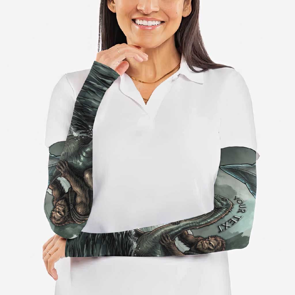Bigfoot Loch Ness Monster UFO Believe Personalized Arm Sleeves World Cryptids Gothic Style