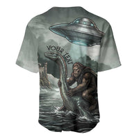 Bigfoot Loch Ness Monster UFO Believe Personalized Baseball Jersey World Cryptids Gothic Style