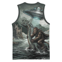 Bigfoot Loch Ness Monster UFO Believe Personalized Basketball Jersey World Cryptids Gothic Style