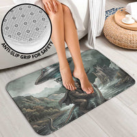 Bigfoot Loch Ness Monster UFO Believe Personalized Bathroom Set World Cryptids Gothic Style