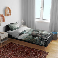 Bigfoot Loch Ness Monster UFO Believe Personalized Bedding Set World Cryptids Gothic Style