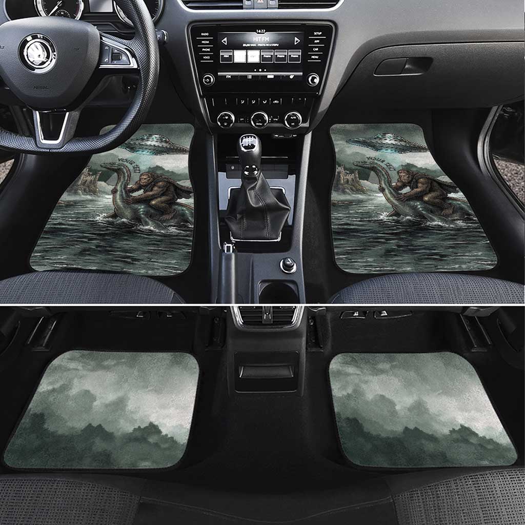 Bigfoot Loch Ness Monster UFO Believe Personalized Car Mats World Cryptids Gothic Style