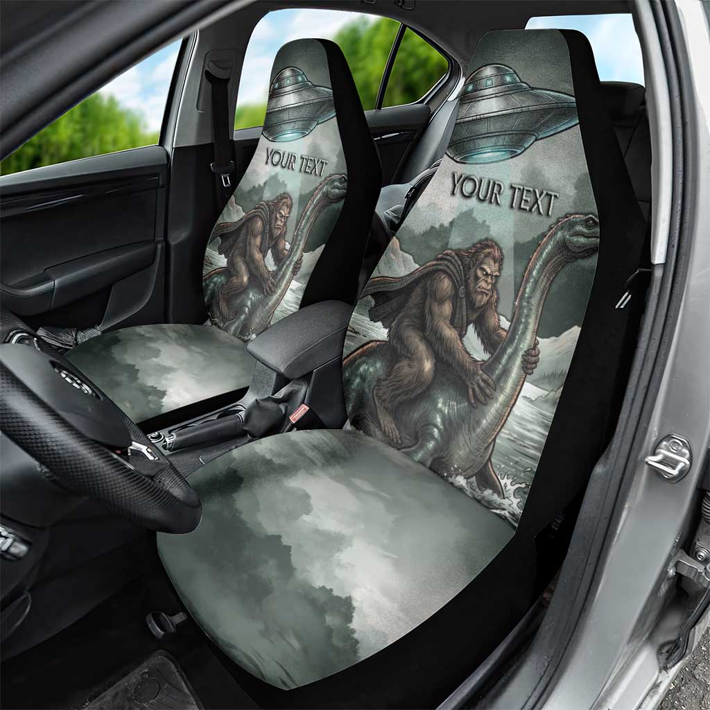 Bigfoot Loch Ness Monster UFO Believe Personalized Car Seat Cover World Cryptids Gothic Style
