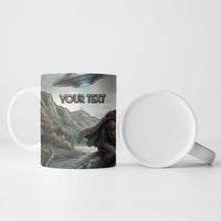 Bigfoot Loch Ness Monster UFO Believe Personalized Ceramic Mug World Cryptids Gothic Style