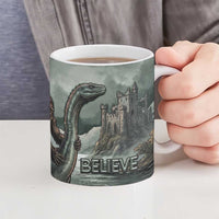 Bigfoot Loch Ness Monster UFO Believe Personalized Ceramic Mug World Cryptids Gothic Style