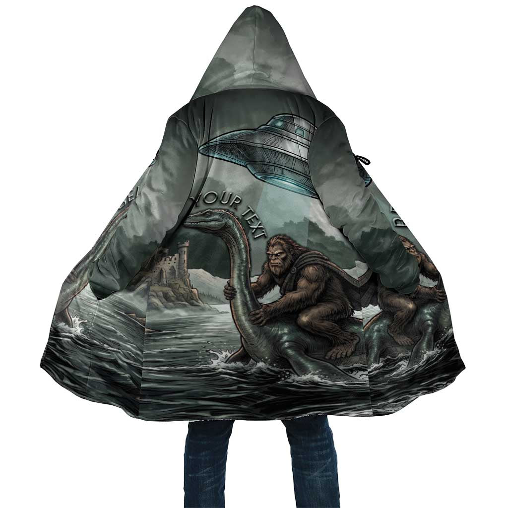 Bigfoot Loch Ness Monster UFO Believe Personalized Cloak World Cryptids Gothic Style