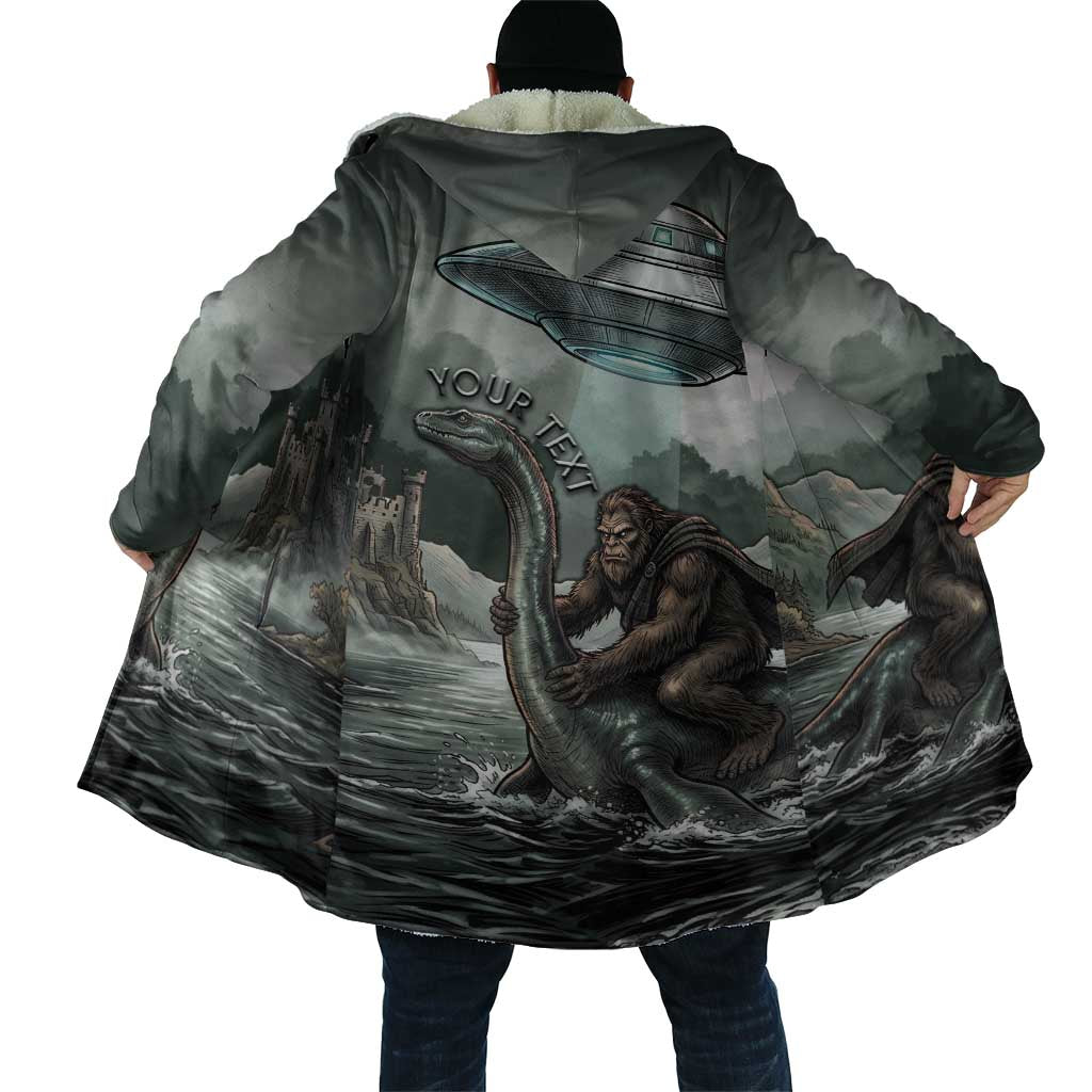Bigfoot Loch Ness Monster UFO Believe Personalized Cloak World Cryptids Gothic Style