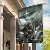 Bigfoot Loch Ness Monster UFO Believe Personalized Garden Flag World Cryptids Gothic Style