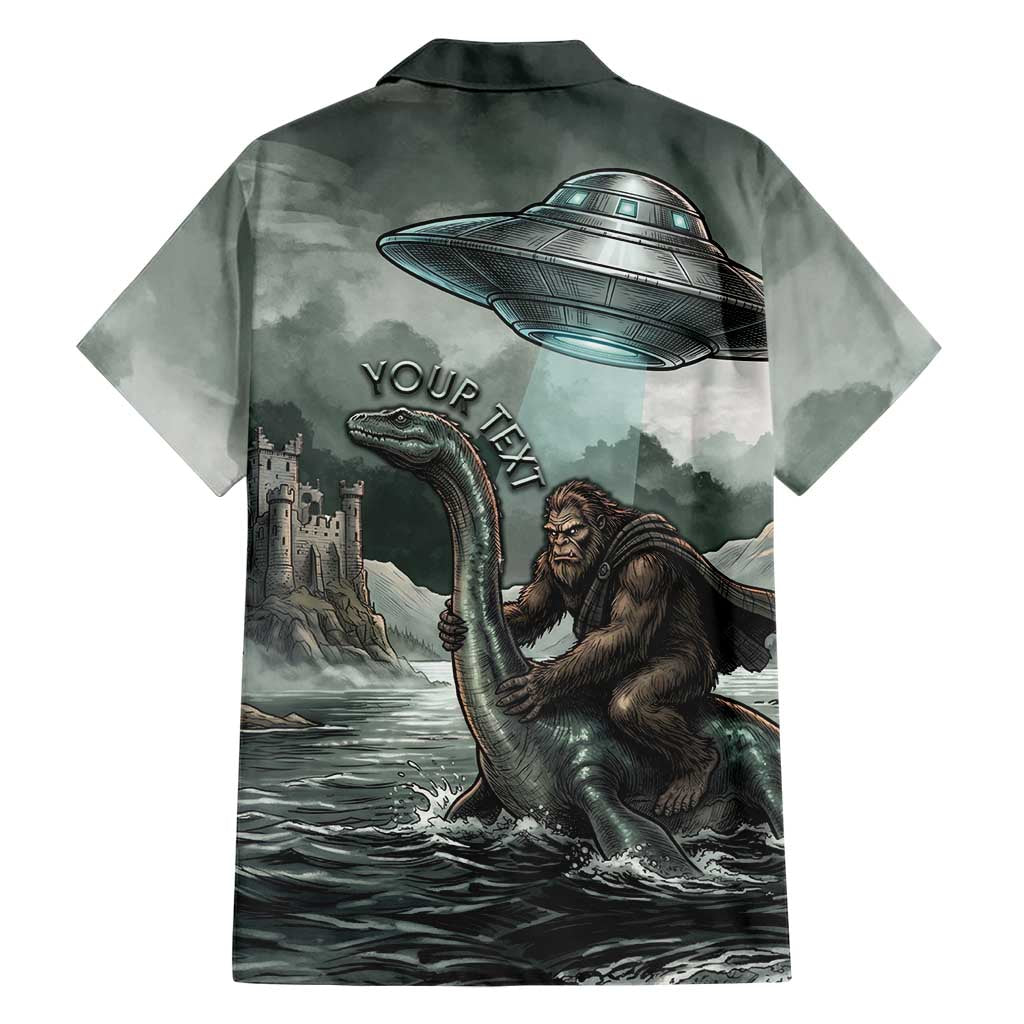Bigfoot Loch Ness Monster UFO Believe Personalized Hawaiian Shirt World Cryptids Gothic Style