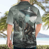 Bigfoot Loch Ness Monster UFO Believe Personalized Hawaiian Shirt World Cryptids Gothic Style