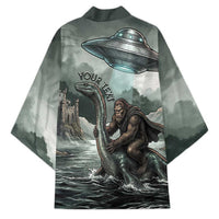 Bigfoot Loch Ness Monster UFO Believe Personalized Kimono World Cryptids Gothic Style