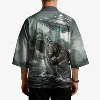 Bigfoot Loch Ness Monster UFO Believe Personalized Kimono World Cryptids Gothic Style