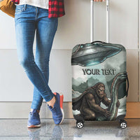 Bigfoot Loch Ness Monster UFO Believe Personalized Luggage Cover World Cryptids Gothic Style