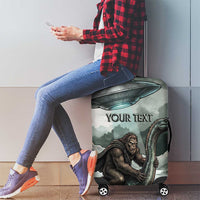 Bigfoot Loch Ness Monster UFO Believe Personalized Luggage Cover World Cryptids Gothic Style
