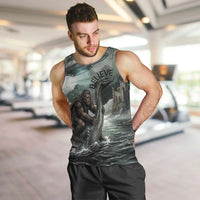 Bigfoot Loch Ness Monster UFO Believe Personalized Men Tank Top World Cryptids Gothic Style
