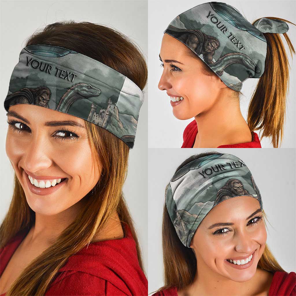 Bigfoot Loch Ness Monster UFO Believe Personalized Neck Gaiter World Cryptids Gothic Style