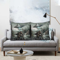 Bigfoot Loch Ness Monster UFO Believe Personalized Pillow Cover World Cryptids Gothic Style