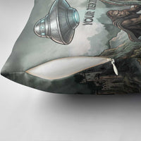Bigfoot Loch Ness Monster UFO Believe Personalized Pillow Cover World Cryptids Gothic Style