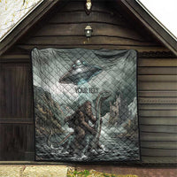 Bigfoot Loch Ness Monster UFO Believe Personalized Quilt World Cryptids Gothic Style