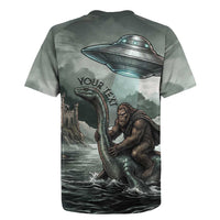 Bigfoot Loch Ness Monster UFO Believe Personalized Rugby Jersey World Cryptids Gothic Style