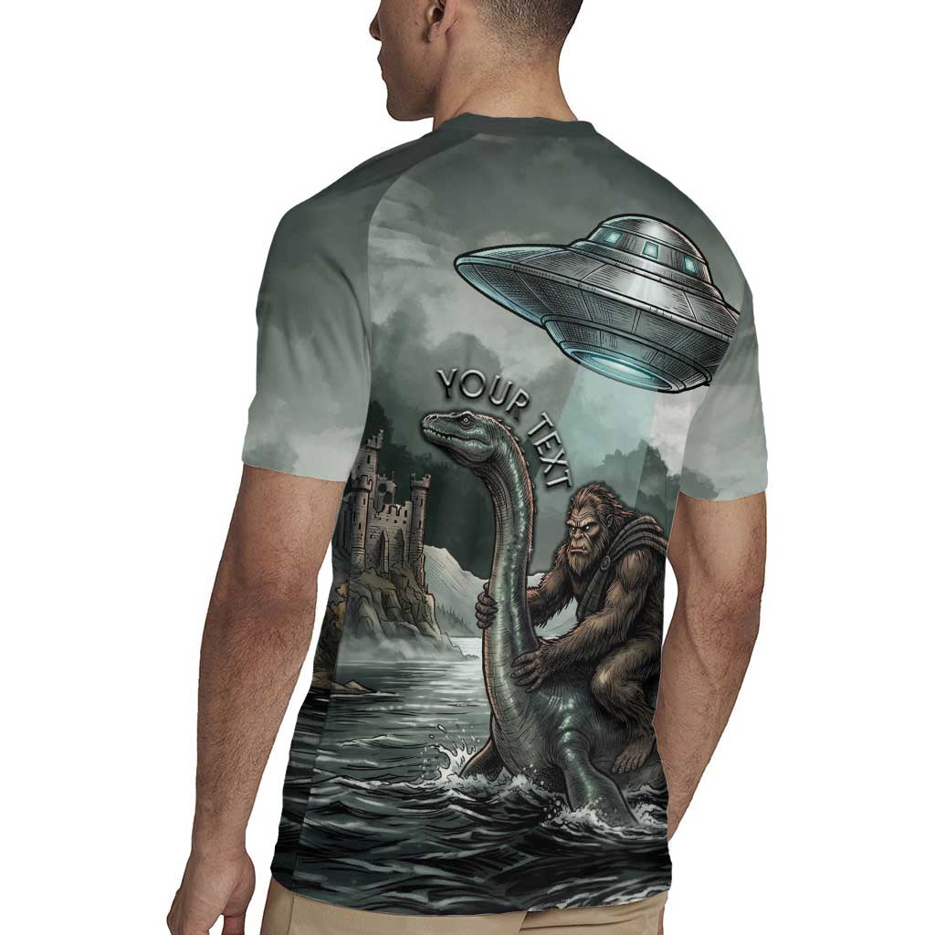 Bigfoot Loch Ness Monster UFO Believe Personalized Rugby Jersey World Cryptids Gothic Style