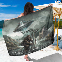 Bigfoot Loch Ness Monster UFO Believe Personalized Sarong World Cryptids Gothic Style