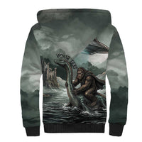 Bigfoot Loch Ness Monster UFO Believe Personalized Sherpa Hoodie World Cryptids Gothic Style