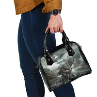 Bigfoot Loch Ness Monster UFO Believe Personalized Shoulder Handbag World Cryptids Gothic Style