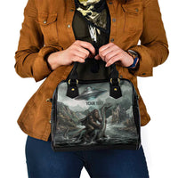 Bigfoot Loch Ness Monster UFO Believe Personalized Shoulder Handbag World Cryptids Gothic Style