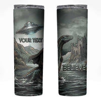 Bigfoot Loch Ness Monster UFO Believe Personalized Skinny Tumbler World Cryptids Gothic Style