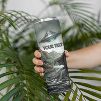 Bigfoot Loch Ness Monster UFO Believe Personalized Skinny Tumbler World Cryptids Gothic Style